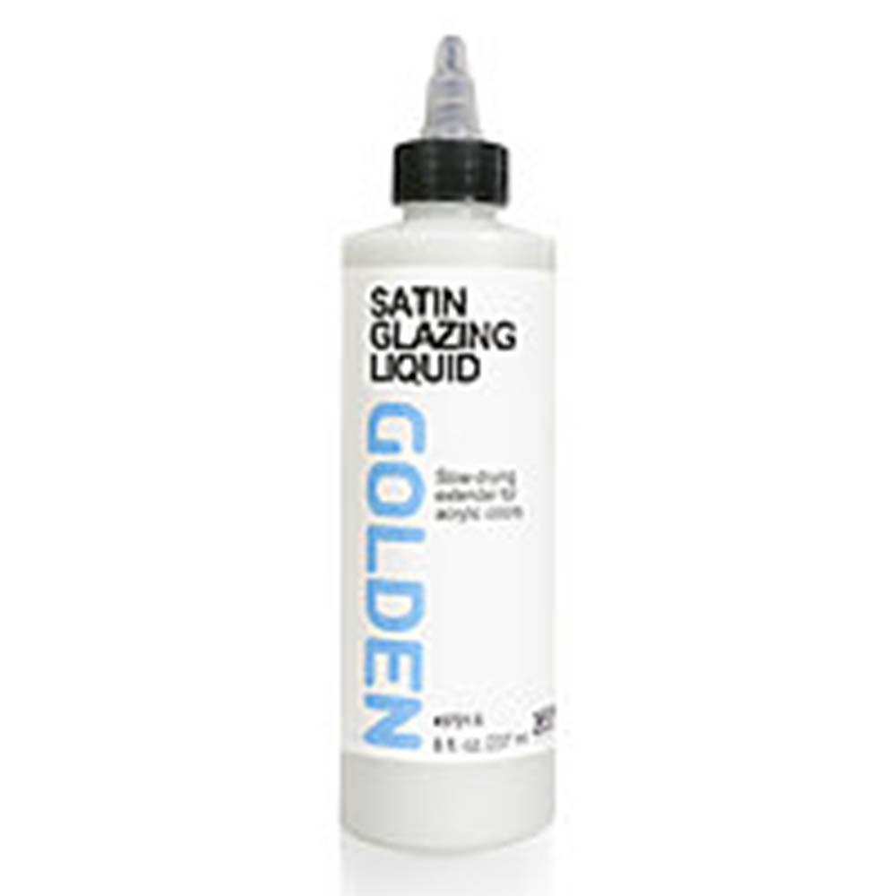 Golden, Acrylic, Glazing Liquid, Satin, 8 ounce